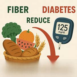 Proper fiber can reduce diabetes